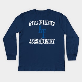 Best Gift for Army - Air Force Academy AF Kids Long Sleeve T-Shirt